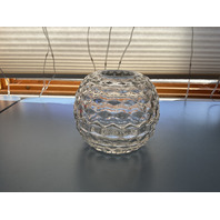 Vintage Clear Glass Fairy Lamp Globe Candle Holder