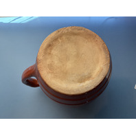 Ceramic Barrel Shaped Pitcher 7.5&rdquo;H