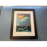 Robert Wyland &ldquo;Kissing Dolphins&rdquo; Limited Edition Print 1990