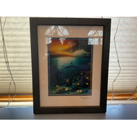 Robert Wyland &ldquo;Kissing Dolphins&rdquo; Limited Edition Print 1990