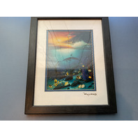 Robert Wyland &ldquo;Kissing Dolphins&rdquo; Limited Edition Print 1990