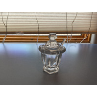 BEAUTIFUL Baccarat Crystal Bretagne Mustard Condiment Jars with Lid and Spoon 4.5"H SET OF 4