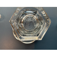 BEAUTIFUL Baccarat Crystal Bretagne Mustard Condiment Jars with Lid and Spoon 4.5"H SET OF 4