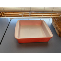 Vintage Pyrex Casserole Dish with Basket 9 x 9&rdquo;