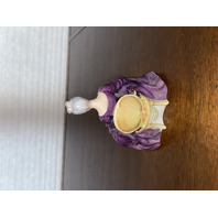 VTG Royal Doulton "CHARLOTTE" Woman & Dog Bone China Figurine #HN2421 6.75"H