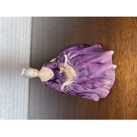 VTG Royal Doulton "CHARLOTTE" Woman & Dog Bone China Figurine #HN2421 6.75"H