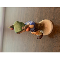 VTG Goebel Hummel "APPLE TREE BOY" Porcelain Figurine #142 3.75"H W.GERMANY TMK5