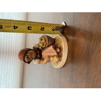 VTG Hummel "Chick Girl" Porcelain Figurine #57/0 3.75"H W.GERMANY TMK3