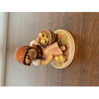 VTG Hummel "Chick Girl" Porcelain Figurine #57/0 3.75"H W.GERMANY TMK3