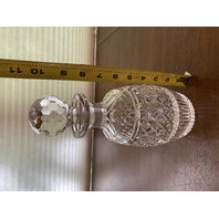 STUNNING VTG WATERFORD Crystal CASTLETOWN Decanter W/Ball Stopper SIGNED 10.5"H