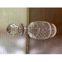 STUNNING VTG WATERFORD Crystal CASTLETOWN Decanter W/Ball Stopper SIGNED 10.5"H