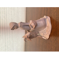 VTG LLADRO Little Girl With Goat Porcelain Figurine #4812, 8.75"H SPAIN RETIRED