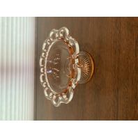 SET(4) VINTAGE Pink Depression Glass Dishes