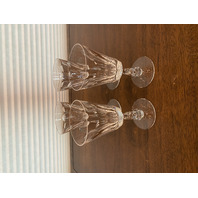 STUNNING VTG SET(4) WATERFORD Crystal GLENCREE Claret Wine Glasses SIGNED 6"H