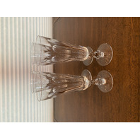 STUNNING VTG SET(4) WATERFORD Crystal GLENCREE Champagne Flutes SIGNED 7.75"H