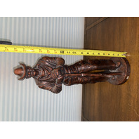 VTG 1979 Austin Productions Bronze Tone "THE LOOK OUT" Sculpture 18.5"H MARKED