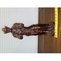 VTG 1979 Austin Productions Bronze Tone "THE LOOK OUT" Sculpture 18.5"H MARKED