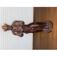 VTG 1979 Austin Productions Bronze Tone "THE LOOK OUT" Sculpture 18.5"H MARKED