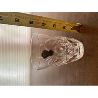 STUNNING VTG WATERFORD Crystal ASHLING Flat Tumbler W/LABEL SIGNED 4.5"H