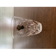 STUNNING VTG WATERFORD Crystal ASHLING Flat Tumbler W/LABEL SIGNED 4.5"H