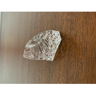 BEAUTIFUL VTG WATERFORD Crystal Faceted Diamond Shape Paperweight 3.25"W SIGNED