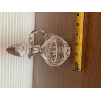 STUNNING VTG Nachtmann Bleikristall Cut Crystal Cruet Bottle W/STOPPER 7.25"H