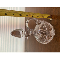 STUNNING VTG Nachtmann Bleikristall Cut Crystal Cruet Bottle W/STOPPER 7.25"H