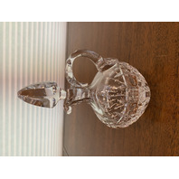 STUNNING VTG Nachtmann Bleikristall Cut Crystal Cruet Bottle W/STOPPER 7.25"H