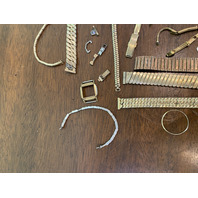 MIXED LOT Of GOLD FILLED ITEMS #6 (317 GRAMS)