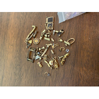 MIXED LOT Of GOLD FILLED, GOLD PLATED & GOLD ROLLED ITEMS #9 (393 GRAMS)