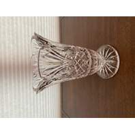 STUNNING VTG 1996 PETER KELLY WATERFORD Crystal ARTISAN Footed Vase SIGNED 10"H