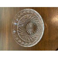 STUNNING VTG WATERFORD Crystal GLANDORE Cut Bowl SIGNED 9"W HEAVY