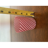 STUNNING ANTIQUE Northwood Cranberry Opalescent Swirl Glass Tumbler 3.75"H