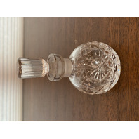 STUNNING WATERFORD LISMORE Round Perfume Bottle W/Dauber 4.75"H SIGNED, IRELAND