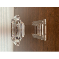 BEAUTIFUL VTG WATERFORD Crystal METROPOLITIAN Pillar Candle Holder SIGNED 5.25"H
