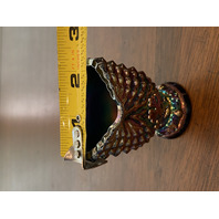 STUNNING VTG St Clair NAUTILUS ARGONAUT Shell Carnival Toothpick Holder 2.75"H