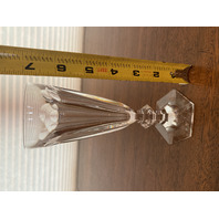 BEAUTIFUL VTG BACCARAT Crystal HARCOURT 1841 Champagne Flute Glass 7"H SIGNED