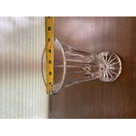 STUNNING VTG WATERFORD Crystal LISMORE Footed Vase W/BOX SIGNED 8.5"H IRELAND