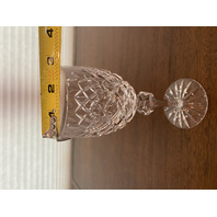 STUNNING SET(7) VTG WATERFORD Crystal POWERSCOURT Claret Wine Glasses 7"H SIGNED
