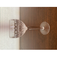 STUNNING SET(4) VTG WATERFORD Crystal COLLEEN Hock Wine Glasses 7.5"H SIGNED