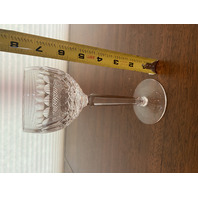 STUNNING SET(4) VTG WATERFORD Crystal COLLEEN Hock Wine Glasses 7.5"H SIGNED