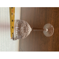 STUNNING SET(4) VTG WATERFORD Crystal COLLEEN Hock Wine Glasses 7.5"H SIGNED