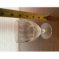 SET(10) VTG WATERFORD Crystal COLLEEN Short Stem Water Goblets SIGNED 5.25"H