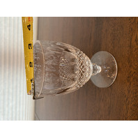 SET(10) VTG WATERFORD Crystal COLLEEN Short Stem Water Goblets SIGNED 5.25"H