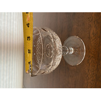 STUNNING SET(7) VTG WATERFORD Crystal COLLEEN Champagne Glasses SIGNED 4.5"H