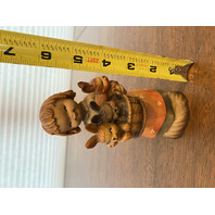 VTG ANRI FERRANDIZ BASKET OF JOY LTD ED #1436/1500 Wood Figurine ITALY 6"H