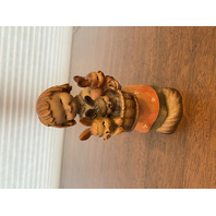 VTG ANRI FERRANDIZ BASKET OF JOY LTD ED #1436/1500 Wood Figurine ITALY 6"H