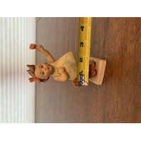 VTG Hummel "SPRING CHEER" Porcelain Figurine #72, 5.5"H GERMANY TMK2 FULL BEE