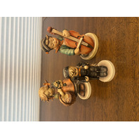 VTG SET(3) Goebel Hummel Figurines #355, 12 2/0, 1856 GERMANY TMK6, TMK3, TMK5