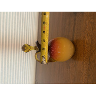 RARE ANTIQUE HOBBS BROCKUNIER Wheeling Peachblow Coral Cruet W/STOPPER 6.75"H